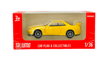 1/36 Nissan GTR-R34 V-Spec II, yellow