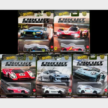 1/64 *Circuit Legends* Car Culture Mix box of 5