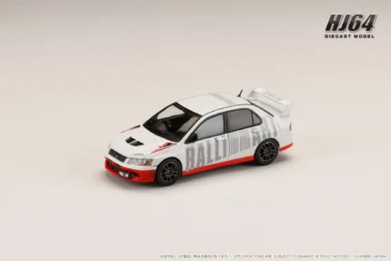 1/64 Mitsubishi Lancer Evolution 7 GSR Ralliart, scortia white