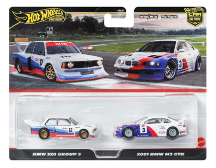 Hot Wheels Premium 2 Pack BMW 320 Group 5/2001 -M3 GTR