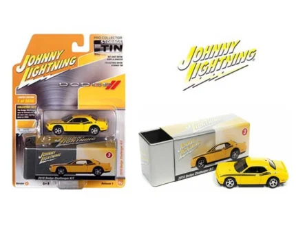 [NEW] Johnny Lightning 1/64 Dodge Challenger 2010 Detonator Yellow from Japan