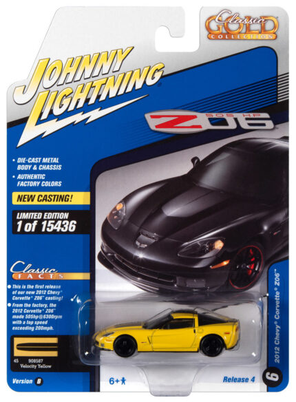 2012 Chevrolet Corvette Z06, Velocity Yellow w/ Black Stripes