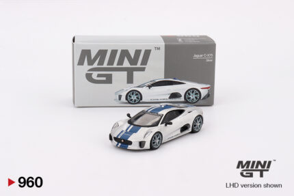 2010 Jaguar C-X75, silver/blue