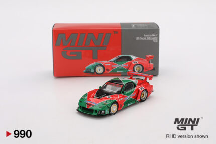1/64 2024 Mazda RX7 (FD3S) LB-Super Silhouette 787B TAS, green/red