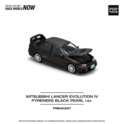 1/64 Mitsubishi Lancer Evolution IV, pyrenees black pearl