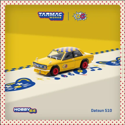 1/64 Datsun 510 *OG*, yellow/red/blue
