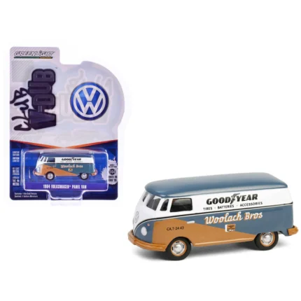 1/64 1964 Volkswagen Panel Van -Goodyear *Club Vee-Dub Series 20*, brown/white/green
