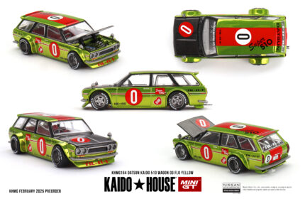 Datsun KAIDO 510 Wagon OG  Flo Yellow