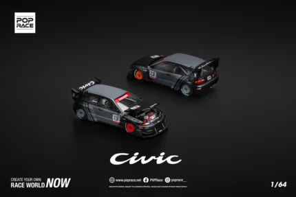 Pandem Civic EG6 *Kanjozoku*, black/gray/red