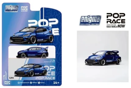 1/64 Pandem GR Yaris, metallic blue *Enigma Exclusive
