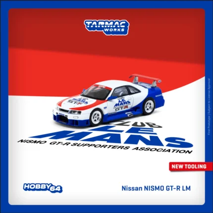 1995 Nissan Nismo GT-RML #22 H. Fukuyama/M. Kondo/S. Kasuya 24h of Le Mans, white/blue/red