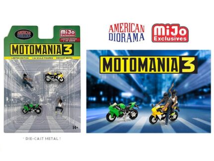 1/64 Moto Mania #3 Figure set, various