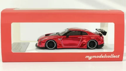1/64 Nissan GT-R R35 *Liberty Walk*, chrome red